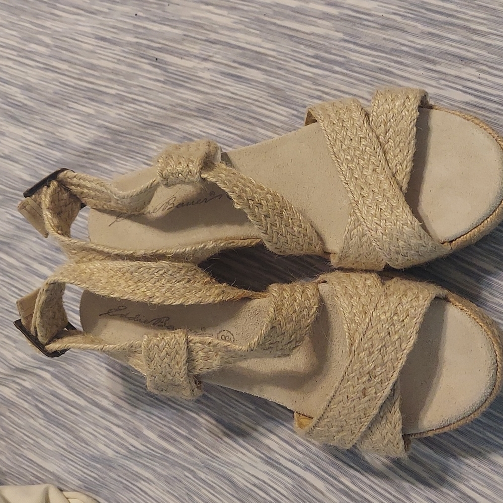Espadrill sandal 2in wedge size 8